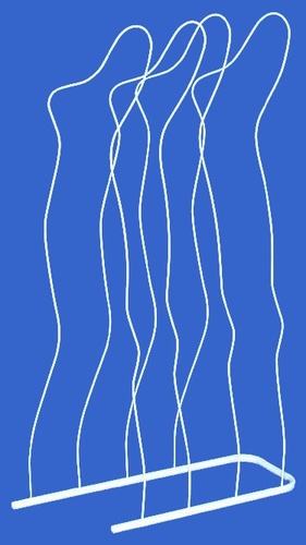 Ekspozytor na rajstopy 4 el.