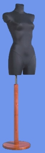 Manekin na nodze drewnianej