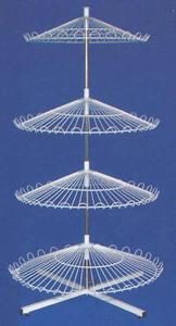 Stojak obrotowy na buty