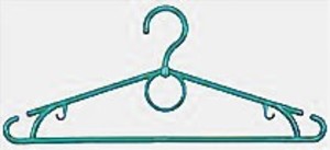 Wieszak prosty średni